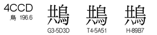 U+4CCD